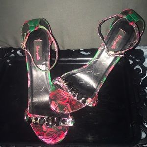 Betseyville Floral Strap Pump